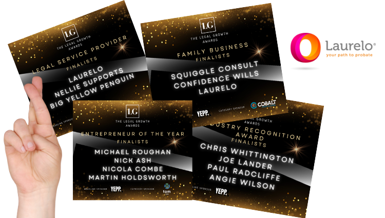 Laurelo Celebrates Four Finalist Nominations at the Legal Growth Awards 2025!