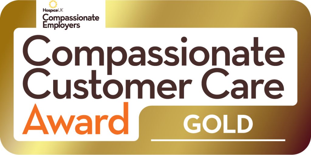 First legal firm in UK to scoop National Gold Award for Compassionate Customer Care from Hospice UK