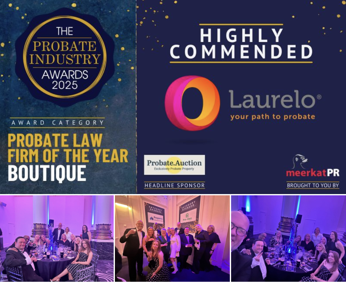 We’re excited to announce that Laurelo was Highly Commended in the Probate Law Firm of the Year: Boutiquecategory at the Probate Industry Awards 2025!