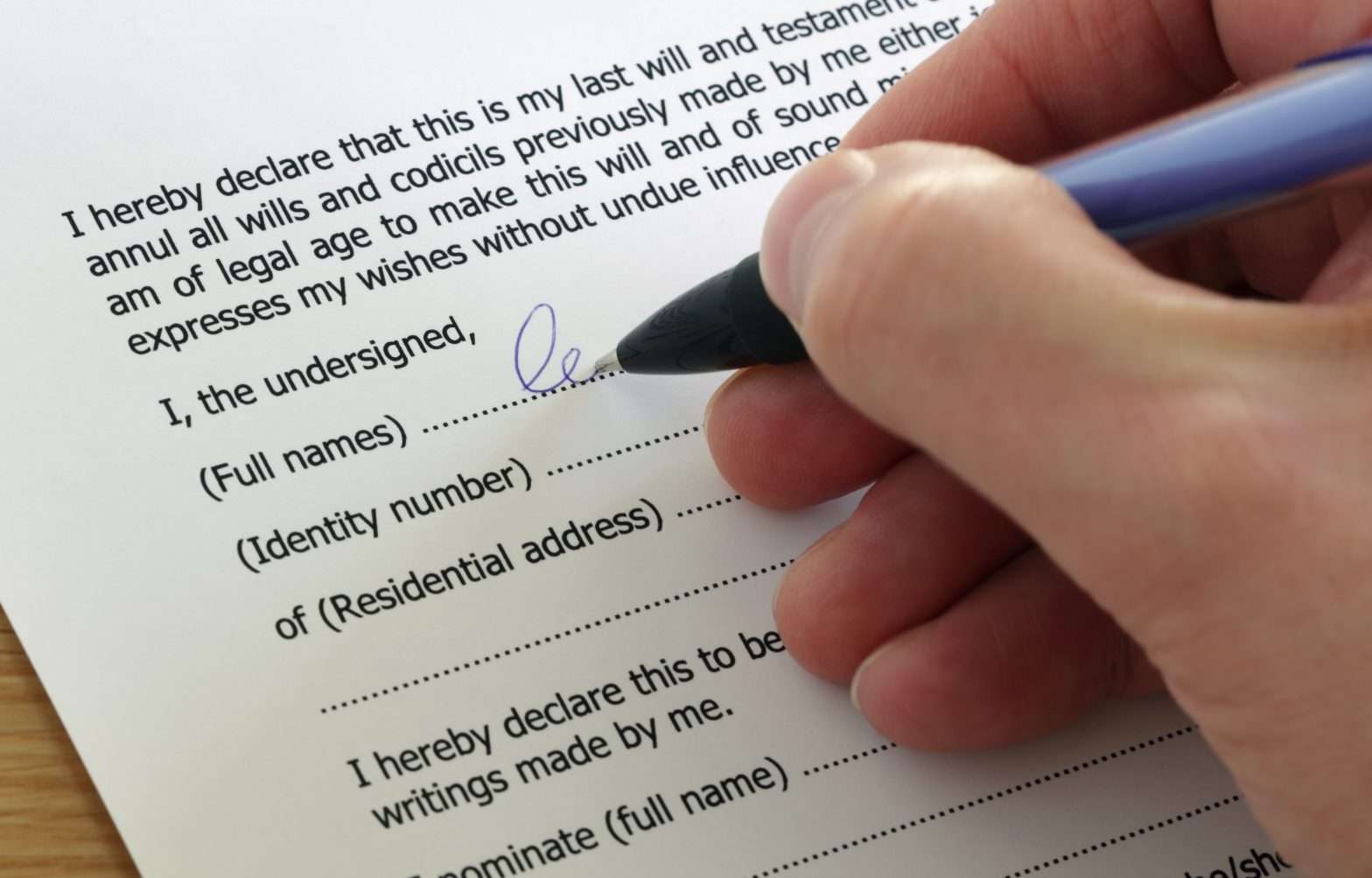 How To Spot An Original Will  